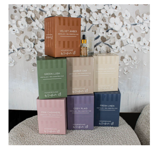 Geur kristal met 15ml essentiële olie 'Fresh linen' - Afbeelding 6