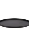 Dienblad rond zwart 36cm