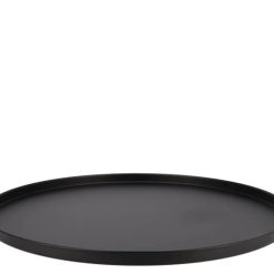 Dienblad rond zwart 36cm