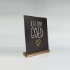 Tekstbord in standaard alles komt goed 21x15cm
