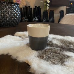 beker aardewerk blauw