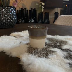 Beker aardewerk grijs