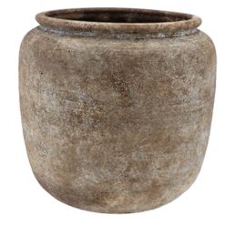 Bloempot vaas Batu Zand 19x32cm