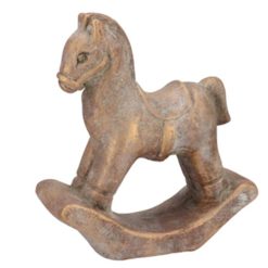 Stenen schommelpaard 16x6x16cm