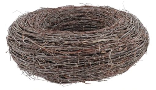 Krans berkenhout white wash 65x17cm - Afbeelding 2