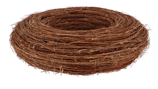 Krans iep naturel 60x15cm - Afbeelding 2