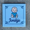Tegeltje Jonkje jongetje | Hippe Spreuktegel | Afscheid cadeau| Nieuwe woning cadeau | Housewarming cadeau |Verjaardagscadeau | Birthday |Verjaardag |brievenbuscadeau