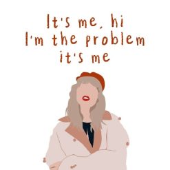 Tegeltje Taylor Swift | Hippe Spreuktegel | Afscheid cadeau| Nieuwe woning cadeau | Housewarming cadeau |Verjaardagscadeau | Birthday |Verjaardag |brievenbuscadeau