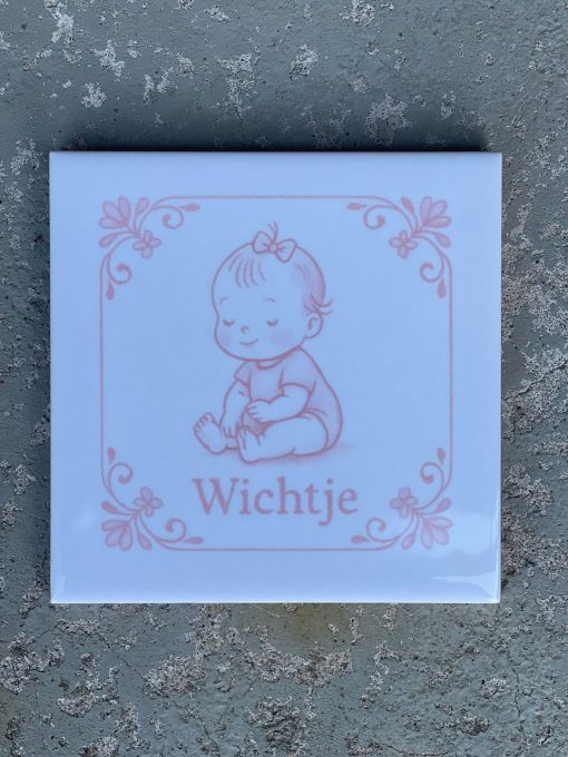 Tegeltje Wichtje meisje | Hippe Spreuktegel | Afscheid cadeau| Nieuwe woning cadeau | Housewarming cadeau |Verjaardagscadeau | Birthday |Verjaardag |brievenbuscadeau