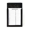 Verjaardagskalender 28x18cm black wash