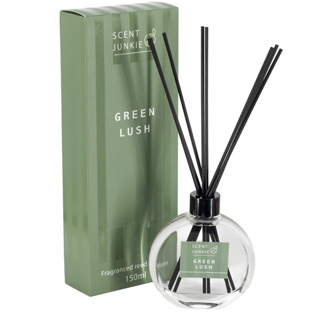 Geurdiffuser met stokjes 150ml Green Lush
