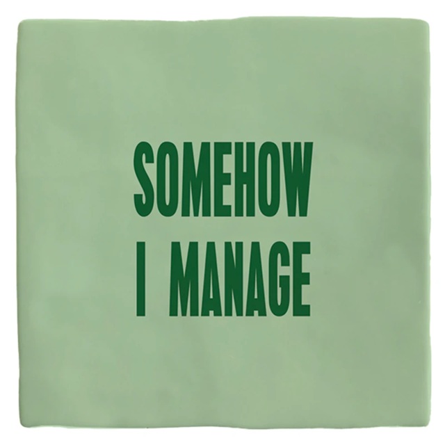 Tegeltje Hard gewerkt voor de poen... | Hippe Spreuktegel | Afscheid cadeau| Nieuwe woning cadeau | Housewarming cadeau |Verjaardagscadeau | Birthday |Verjaardag |brievenbuscadeau