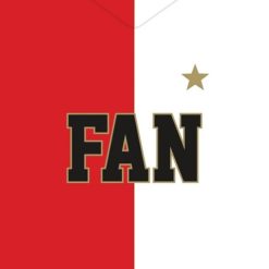 Magneet 010 Fan 5,6 x 7,6 cm. Leuke decoratie voor je koelkast, vaatwasser, archiefkast of magneetbord!