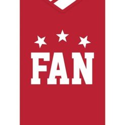 Magneet 020 Fan 5,6 x 7,6 cm. Leuke decoratie voor je koelkast, vaatwasser, archiefkast of magneetbord!