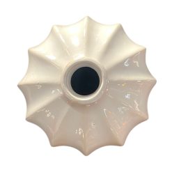 Alternative view of Luna white vaas Bubbles 18x11cm