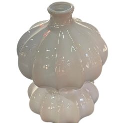 Luna white vaas Bubbles 18x11cm