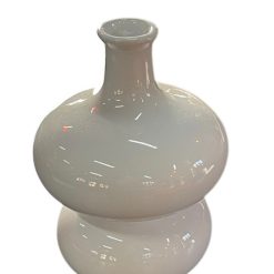 Luna White vaas bubbles 16x11cm