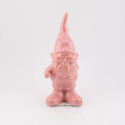 Ornament duimpje omhoog kabouter roze 6,5x5x15cm