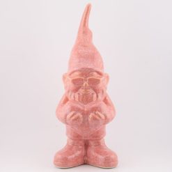 Ornament kabouter roze 10x9x25cm