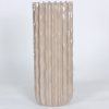 Aardewerk vaas Reed M beige 16x16x40,5cm