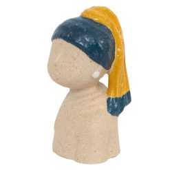 Aardewerk ornament vermeer 12x10,5x19,5cm